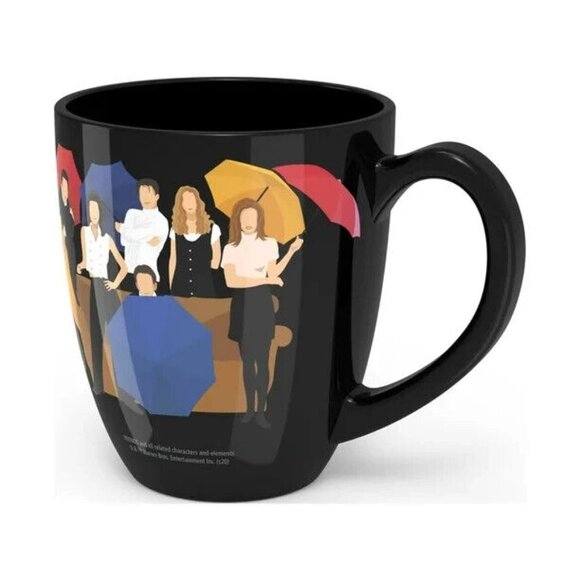 Friends TV Coffee Mug ZAK Cup Black Gift "I'd Rather Be Watching Friends" NEW ! - Picture 3 of 16